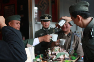 Illustration for article titled Man Opens Nazi Cafe, Baffled that It Pisses People Off